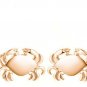 Frodete Cute Crab Stud Earrings Women Punk Men Rock Crab Earrings Vivid Mini