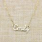 Personalized Name Emily Necklace Customize 18K Gold Plated Stainless