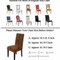 Spandex Fabric Stretch Removable Washable Dining Room Chair Cover Protector Set
