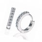 925 Sterling Silver Hoop Earrings Tiny Small Large Huggie Earring 3 sizes