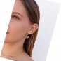 925 Sterling Silver Hoop Earrings Tiny Small Large Huggie Earring 3 sizes