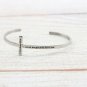 Cross Bracelet Religious Cuff Bangle Bible Let All That You Do be Done in Love