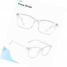 2 Pack Oversized Blue Light Blocking Glasses Anti Eyestrain Work Gaming TV