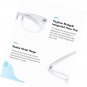 2 Pack Oversized Blue Light Blocking Glasses Anti Eyestrain Work Gaming TV