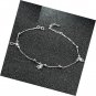 Bead Anklets 925 Sterling Silver Adjustable Snake ChainBeach Ankle Bracelet