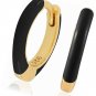 18K Gold Plated Sterling Silver Enamel Color Huggie Hoop Earrings for Women
