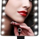 LED Lighted Makeup Mirror Cordless Vanity Set, Touchable Screen  Battery Powere