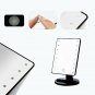 LED Lighted Makeup Mirror Cordless Vanity Set, Touchable Screen Battery Powere