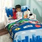 EVERYDAY KIDS 4 Piece Toddler Bedding Set -Fire And Police Rescue- Includes And