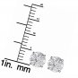 Womens 5 mm Round Solitaire CZ Gemstone Birthstone Stud Earrings