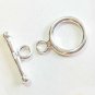 3 Sets 925 Sterling Silver Toggle Clasp 9mm For Bracelets / Necklaces Design
