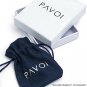 PAVOI CZ Bezel Set Necklace (White Rhodium)