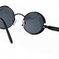 Victorian Vampire Steampunk Round Circle Lens Vintage Style Metal Sunglasses