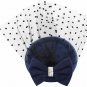 1940s Cocktail Wool Hat Dot Veil Netting Ribbon Bows Old Hollywood Pillbox