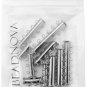 BEADNOVA 10pcs Silver Plated Multi Strand Slide Magnetic Tube Lock Clasp/ For