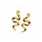 Snake Earrings Women 18K Gold Plated Cool Dangle Earring