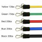 Resistance Bands Exercise Band Workout Set Fitness Yoga Loop Pilates Tube 11pcs