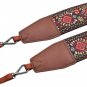 LIFEMATE Camera Strap Shoulder Neck Belt For All SLR/DSLR (Red Vintage Patterns)
