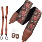 LIFEMATE Camera Strap Shoulder Neck Belt For All SLR/DSLR (Red Vintage Patterns)