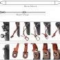 LIFEMATE Camera Strap Shoulder Neck Belt For All SLR/DSLR (Red Vintage Patterns)