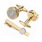 Mens Cufflinks Tie clips set Shirt Classic Initials Alphabet A-Z Gift Box