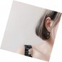 Cross Criss Small Huggie Hoop Earrings Sterling Silver Crystal Cartilage Hoops