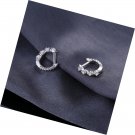 925 Sterling Silver Dangle Hoop Earrings Collection