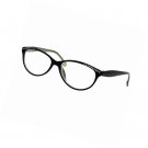 Womens Rhinestone Narrow Oval Plastic Cat Eye Reading Glasses