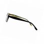 Womens Rhinestone Narrow Oval Plastic Cat Eye Reading Glasses