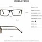 OCCI CHIARI Rectangular Stylish Eyeware Frames Prescription Eyeglasses With For