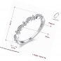 2PCS Gorgeous 18K Gold Plated Princess Cut CZ Bridal Engagement Wedding Band Set