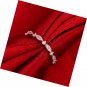2PCS Gorgeous 18K Gold Plated Princess Cut CZ Bridal Engagement Wedding Band Set