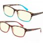2 Pair Anti Glare Reflection Spring Hinge Ombre Color Reading