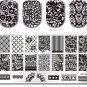 Born Pretty 12Pcs Nail Art Stamp Stamping Template Christmas Snowflake Image