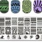 Born Pretty 12Pcs Nail Art Stamp Stamping Template Christmas Snowflake Image