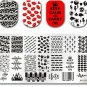 Born Pretty 12Pcs Nail Art Stamp Stamping Template Christmas Snowflake Image