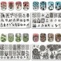 Born Pretty 12Pcs Nail Art Stamp Stamping Template Christmas Snowflake Image