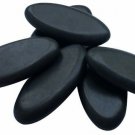 Lifetop 6pcs/lot Massage Hot Stones Massage Lava Natural Stone Set Hot Spa Rock