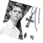 Cross Necklace Long Gothic Skull Rock Punk Black Necklaces Stainless Steel Chain