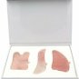 Premium Gua Sha Massage Tool Set (3 Pack) - All Natural Handmade Rose Quartz