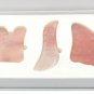 Premium Gua Sha Massage Tool Set (3 Pack) - All Natural Handmade Rose Quartz