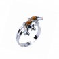 Mood Change Color Ring Adjustable Size Temperature Finger (Dolphin)