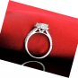 Women's Ring 18k Gold Plated Square Cubic Zircon Engagement