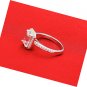 Women's Ring 18k Gold Plated Square Cubic Zircon Engagement