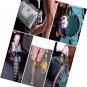 Purse Strap Replacement Guitar Style Multicolor Canvas 85cm-28cm for Handbags