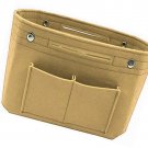 Bidiri Portable Felt Organizer Insert Bag with Handfor Travel Women