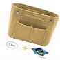 Bidiri Portable Felt Organizer Insert Bag with Handfor Travel Women