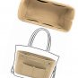 Bidiri Portable Felt Organizer Insert Bag with Handfor Travel Women