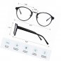 Blue Light Blocking Glasses Men Women Vintage Round Frame Computer Eyeglasses