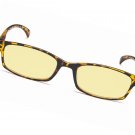Blue Light  Glare Blocking Computer Glasses Eyeglasses with Yellow Tinted Lens